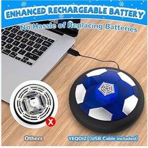Hover Soccer Ball, Rechargeable Air Soccer Indoor Fun Toys